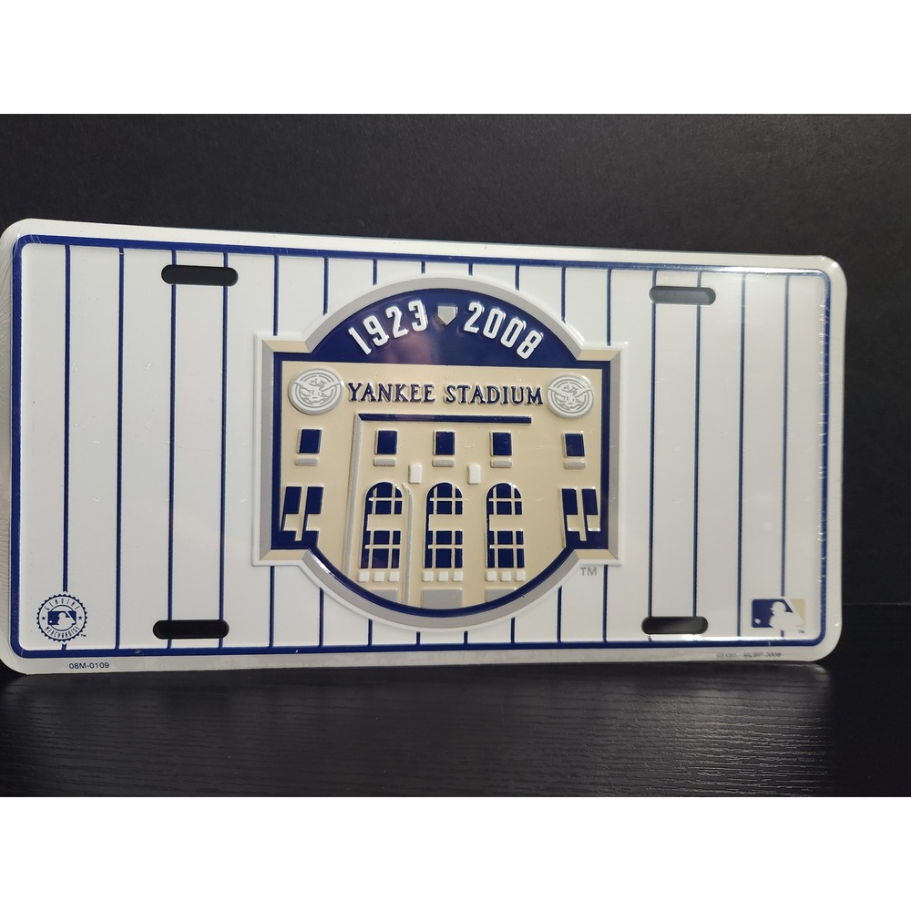 New York‎ Yankees 1923-2008 Yankee Stadium Commemorative License Plate Metal
